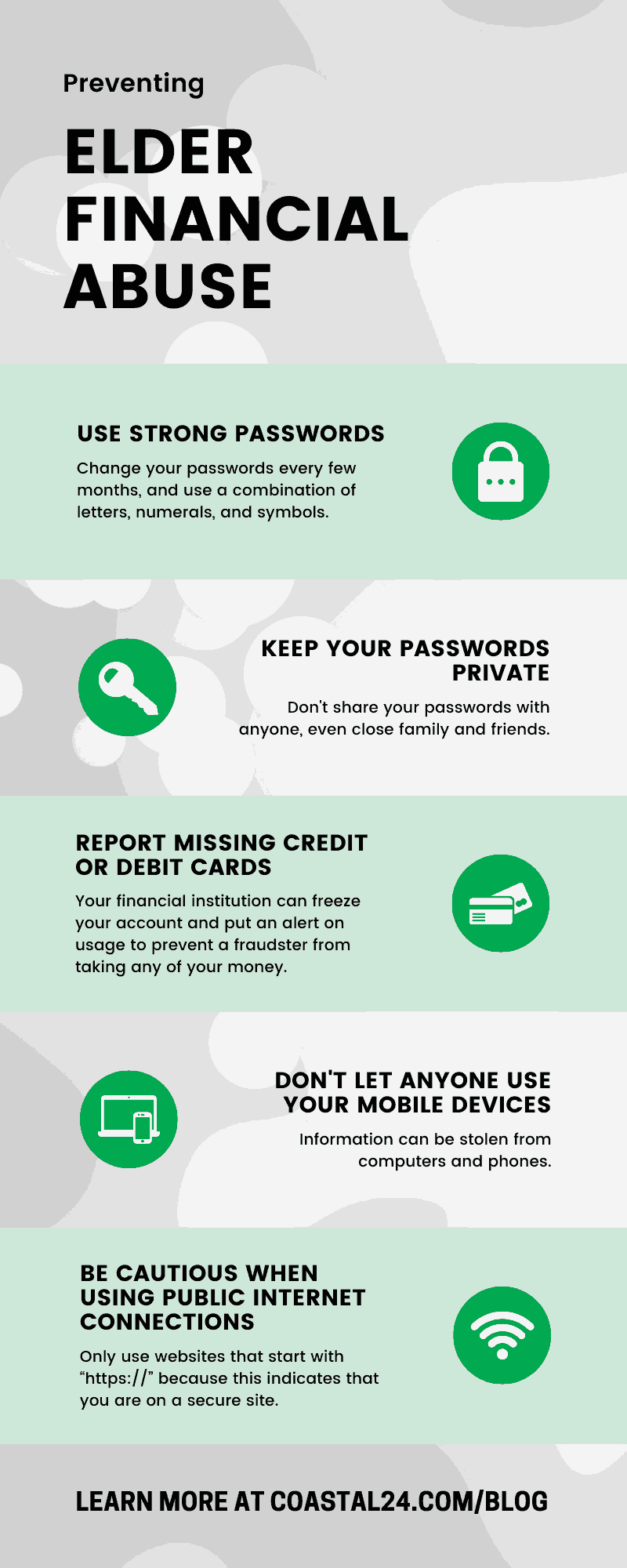 Preventing Elder Financial Abuse - Infographic